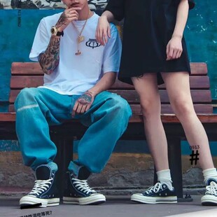 低帮经典 Allstar匡潮鞋 威1970s高帮帆布鞋 女鞋 情侣复古休闲运动 款