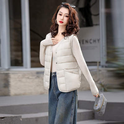 羽绒马甲女时髦洋气2025秋冬新款