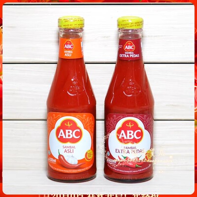 金冠卖家 印尼ABC牌蒜味辣椒酱 原味调味汁SAMBAL ASLI 大支335m