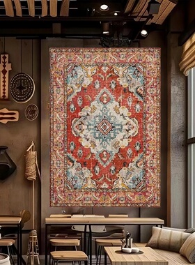 复古欧式背景布ins风卧室房间挂布床前高级感客厅沙发墙面装饰布