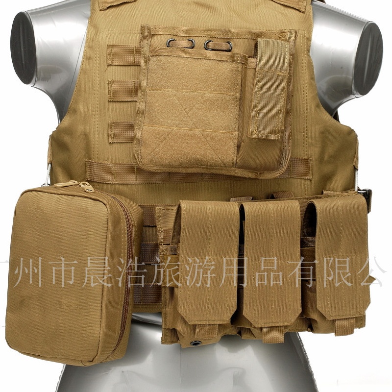 战术两栖背心幽灵作战战术背心军迷CS训练马甲 真人CS野战装备