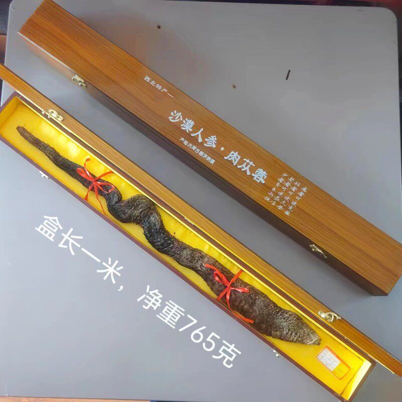 肉苁蓉100CM 长礼盒 精选大货 内蒙特产 配锁阳泡酒包邮甘肃酒泉