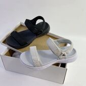 尾货品牌清仓魔术贴露趾沙滩鞋 捡漏外贸单特价 凉鞋 女士运动鞋 夏季