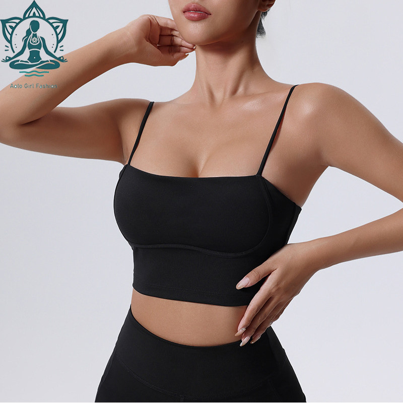 Aolo欧美风运动瑜伽背心女内搭带胸垫健身文胸自行车吊带普拉提,运动/瑜伽/健身/球迷用品,瑜伽背心,淘宝优惠券,粉丝福利购,淘宝优惠卷