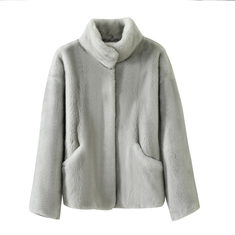 2025新款进口貂皮大衣女短款立翻领紫金短二年轻款水貂皮草外套,女装/女士精品,皮草,淘宝优惠券,粉丝福利购,淘宝优惠卷