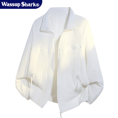 山系户外褶皱速干防晒长袖衬衫男