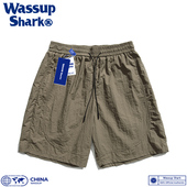 Shark日系冰丝速干短裤 男夏季 户外薄款 Wassup 休闲宽松沙滩五分裤
