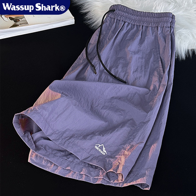 山系冰丝速干薄款休闲运动短裤男