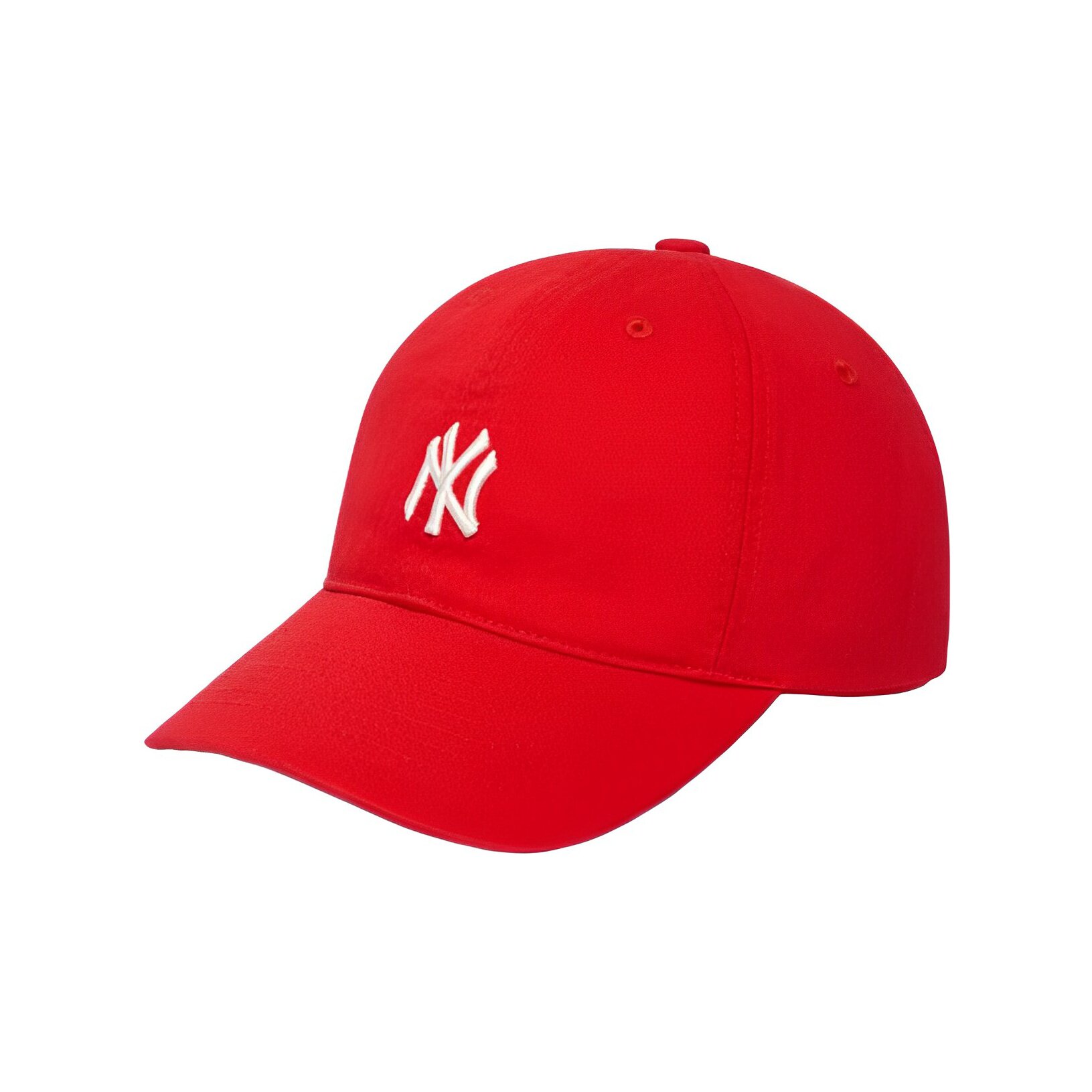 韩国代购正品 韩版MLB棒球帽子女防晒鸭舌帽NY小标遮阳帽CP77红色