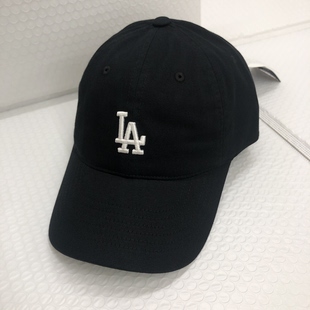 韩版 MLB棒球帽子女防晒帽情侣LA小标字母遮阳帽CP77 正品 韩国代购