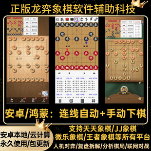 天天象棋辅助软件JJ象棋辅助安卓/鸿蒙连线自动下棋正版龙弈象棋