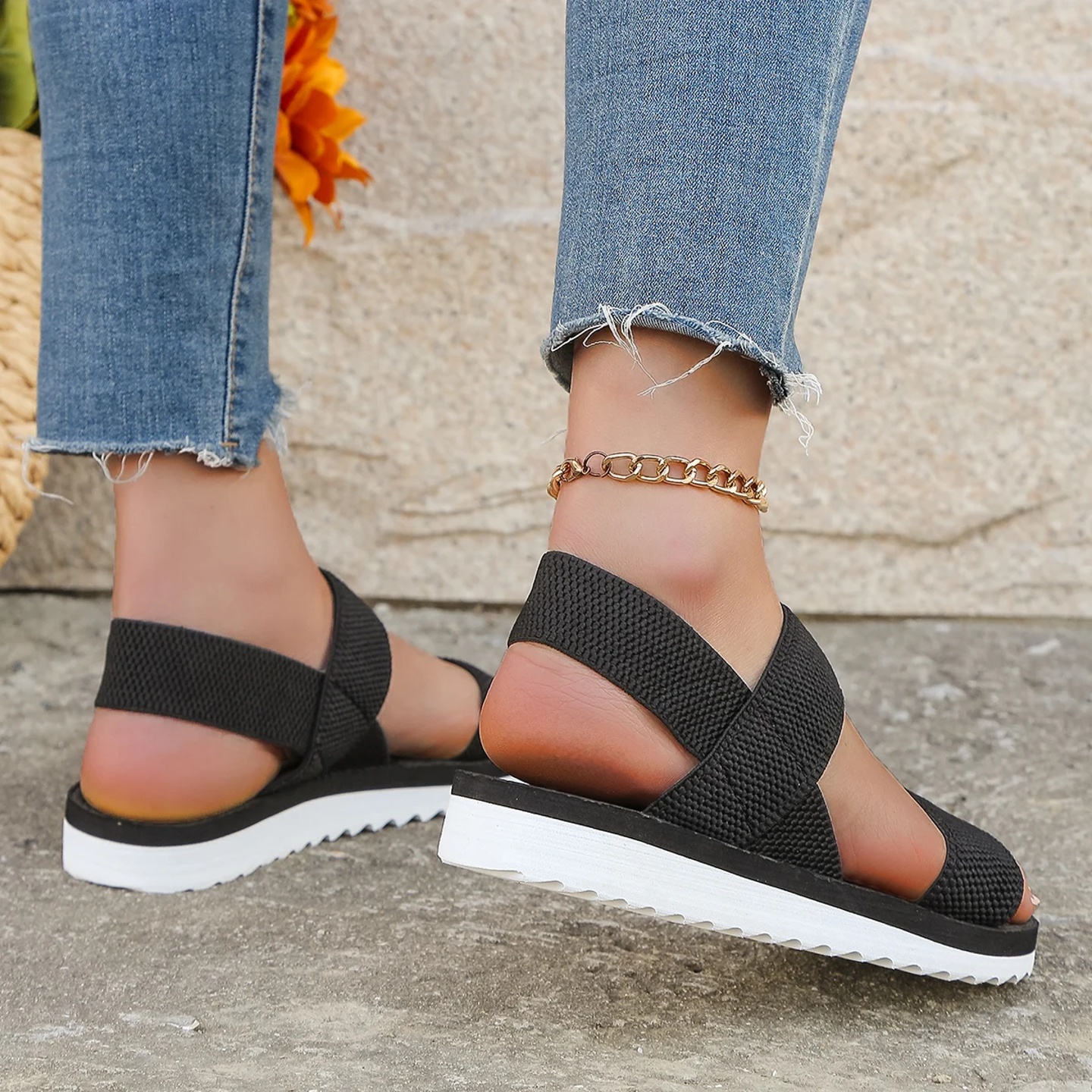 Women's fashion trend anti-slip wear comfortable matching c
