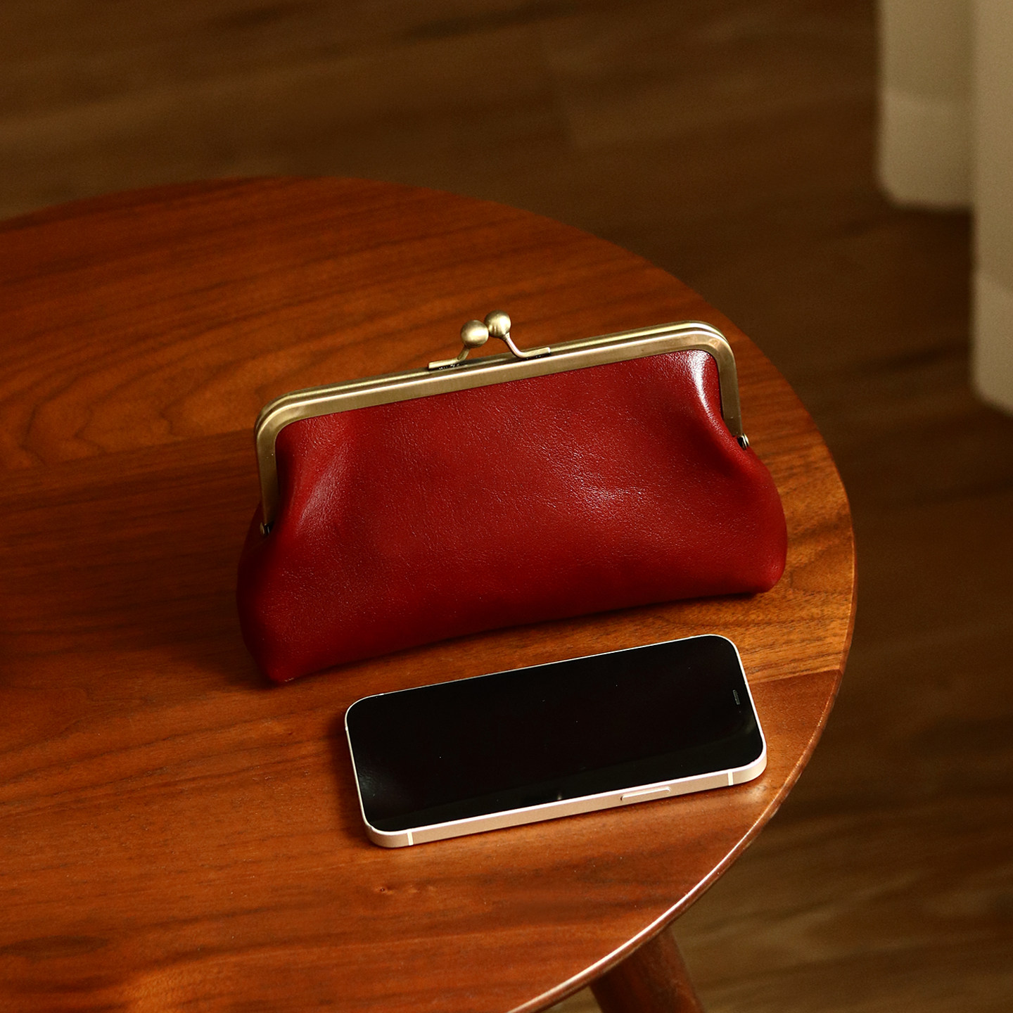 peshawar | 春款新中式复古红色真皮手拿包手机包女士牛皮零钱包,箱包皮具/热销女包/男包,手机包,淘宝优惠券,粉丝福利购,淘宝优惠卷