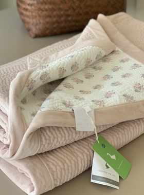 韩国大鹅秋冬加厚A面天丝B面超柔绒床盖单件保暖夹棉防滑床单炕盖