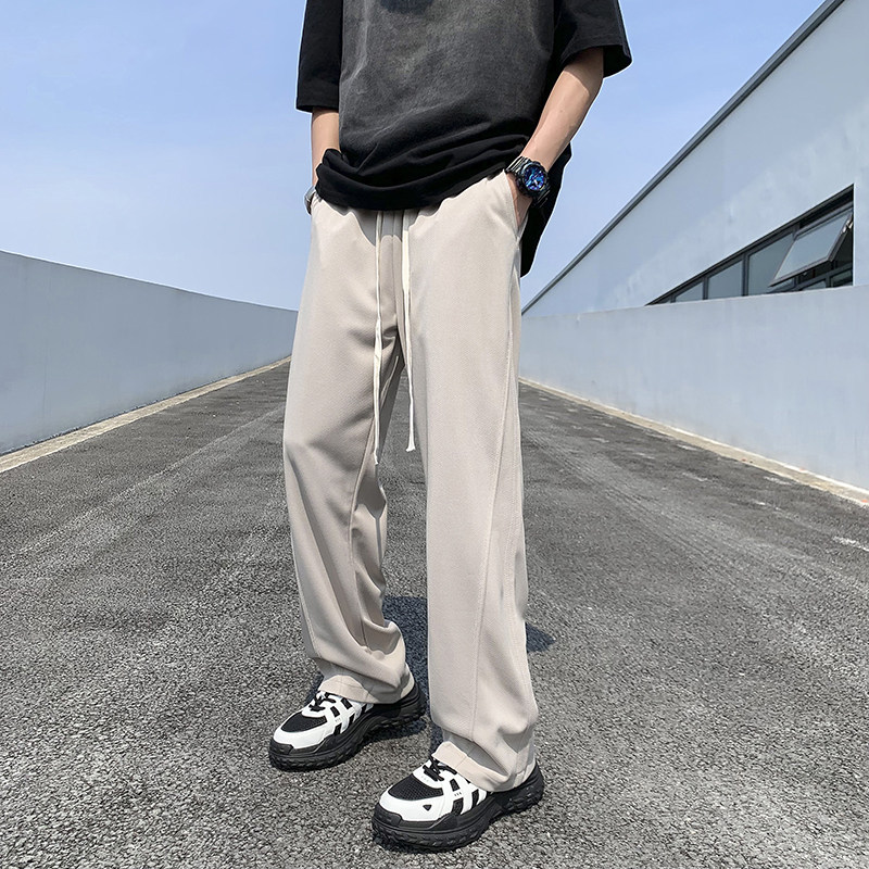 春夏新款薄款潮流直筒休闲百搭宽松男裤1003K232P55,男装休闲裤,星座1003