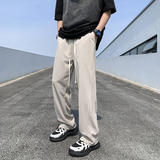 春夏新款薄款潮流直筒休闲百搭宽松男裤1003K232P55，男装休闲裤，星座1003
