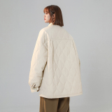2024冬季新款潮流加厚情侣宽松翻领棉袄1003W608P105，男装棉衣，星座1003