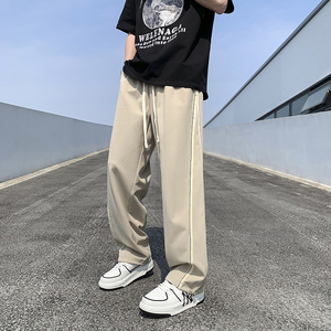 2024春夏新款薄款织带设计宽松休闲裤1003K72P55