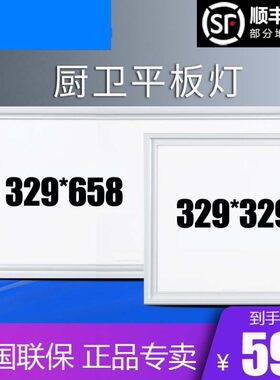 329*658LED灯集成吊顶32.9平板灯
