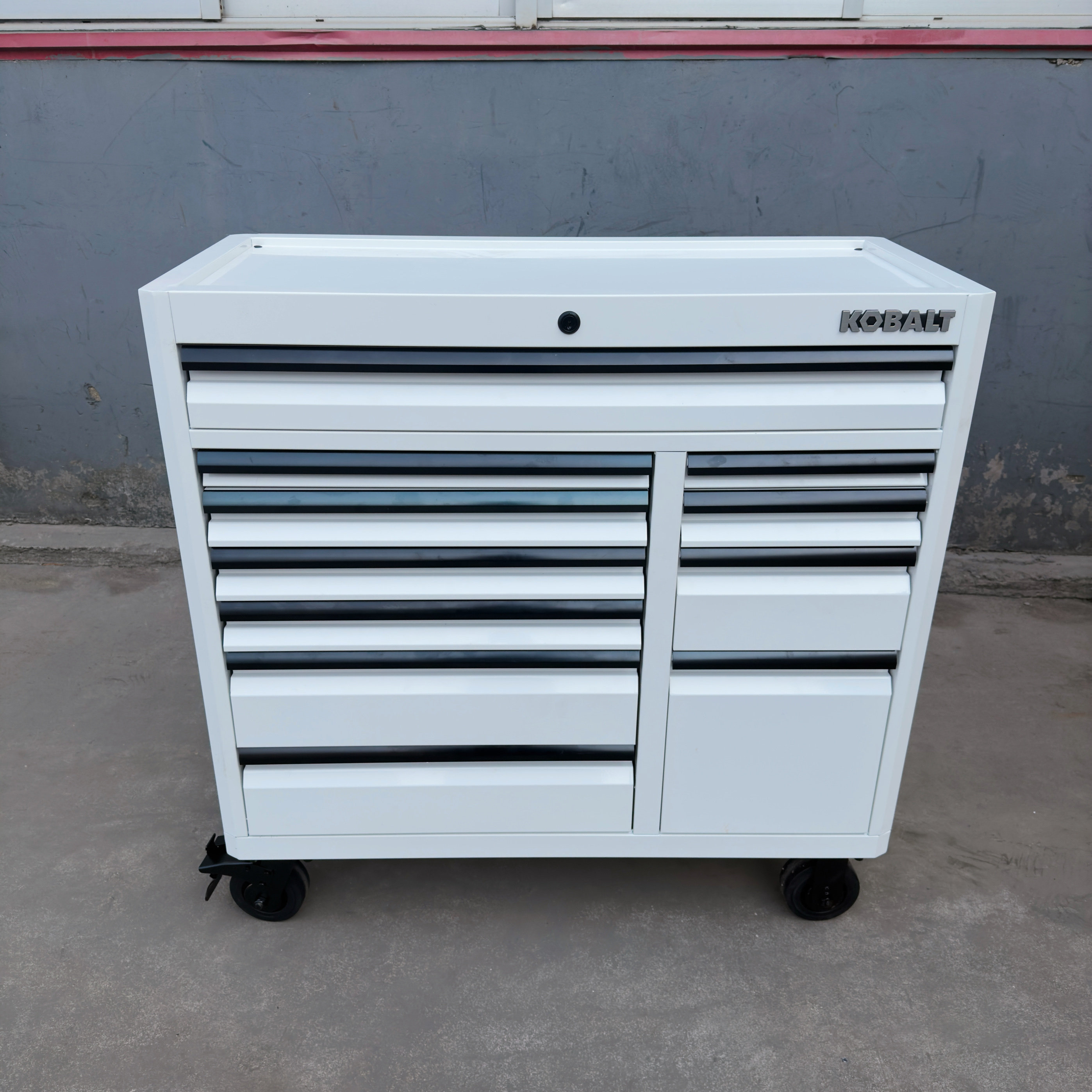 美国考博特11层工具车家用汽修美发发廊手推车收纳抽屉重型工具柜