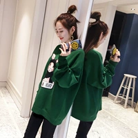 Демисезонная толстовка для беременных, длинный утепленный короткий жакет, куртка, 2018, в корейском стиле, средней длины