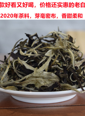 云南景谷老白茶月光白美人茶