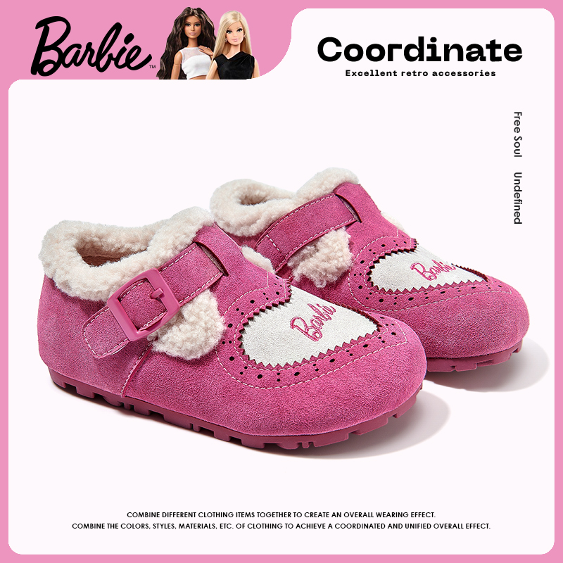 芭比童鞋女童勃肯鞋2025新款秋冬