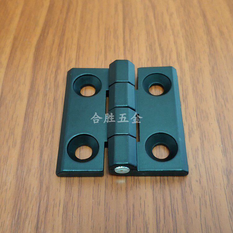 2寸蝶形黑色锌合页 5050机柜合叶链接件 孔距30蝴蝶铰链 平开活叶
