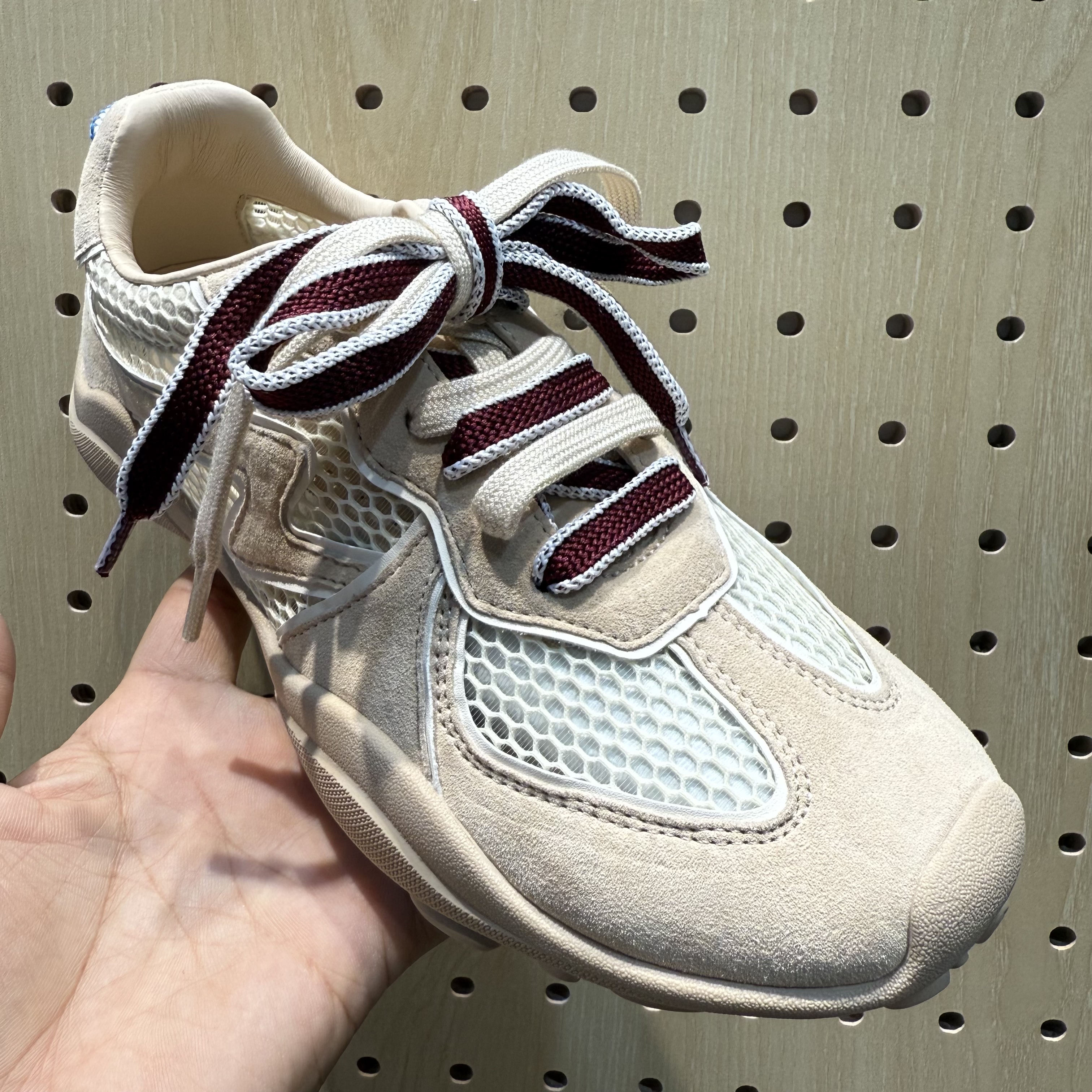 欧洲站欧货女鞋2026夏款透气网布平底德训鞋系带休闲运动鞋单鞋女