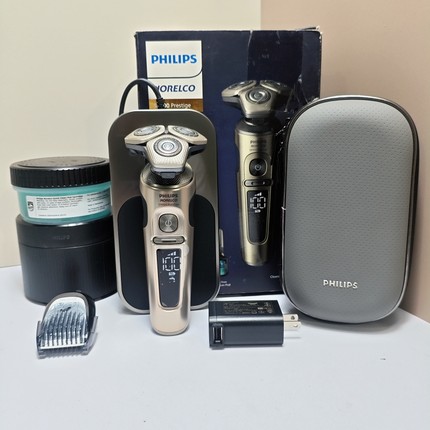 飞利浦剃须刀9系S9000系列SP9872/9873/9841电动刮胡刀蜂巢双层刀