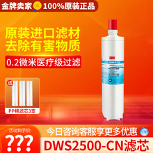 3M净水器滤芯DWS2500-CN家用直饮后置替换滤芯自来水过滤器耗材