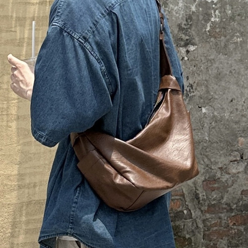 【WEESEA】饺子包单肩包通勤包斜挎包小众休闲包包