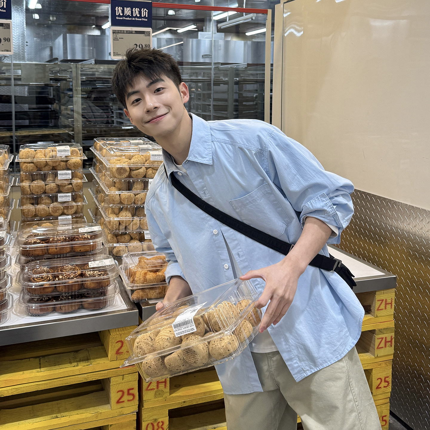 【极简风口袋设计】暗物质纯棉长袖衬衫男春季纯色工装风衬衣外套