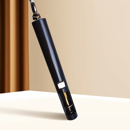 2026新款火柴玩具不锈钢钢笔式火柴枪儿童玩具塑料手枪链条枪砸炮