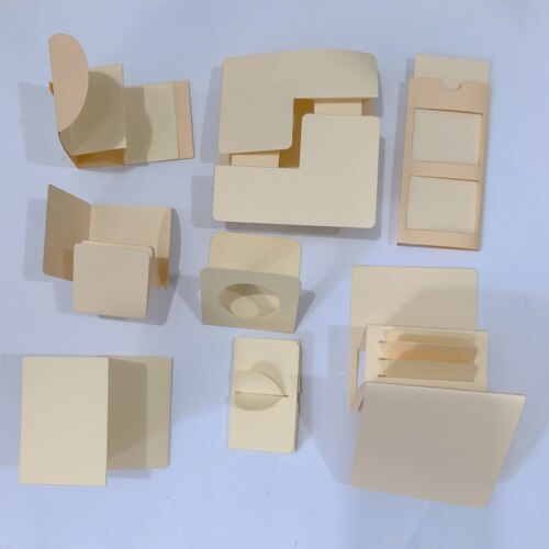 立体书小机关成品 相册diy照片机关卡 风琴书黄 店内有更多小机关