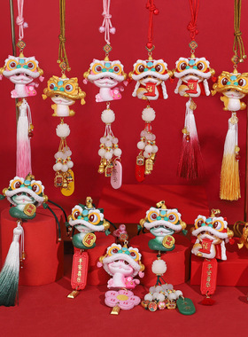 2025国潮蛇年挂件汽车挂饰车内