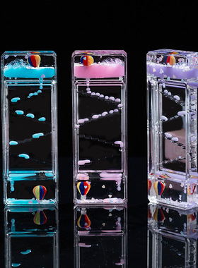 创意热气球长方滴液体油漏学生