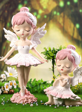 芭蕾跳舞女孩可爱风卧室儿童摆件