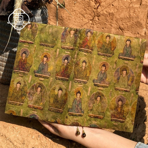 真我无相佛非遗香云纱手帐本书衣