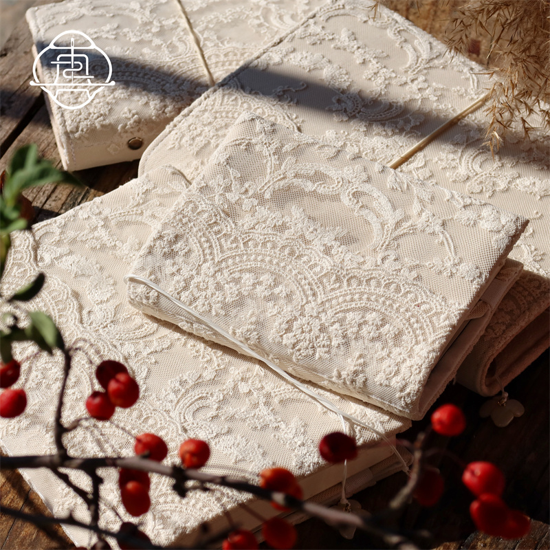 真我繁花信笺原创复古蕾丝手帐本