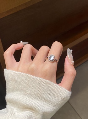 水沫小灯泡 S925纯银水沫倾城戒指简约轻奢可调节