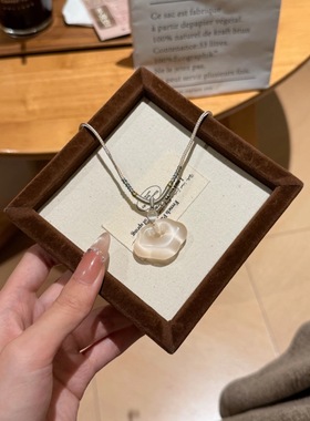 天然冰种平安扣项链玉坠编织女生简约中国风新中式合集