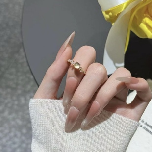 希洛阁925银戒指 「日进斗金」S925日进斗银戒指尾戒冰种活口