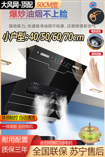 小型抽油烟机家用小尺寸公寓40cm500mm550出租房吸油烟机600宽/70