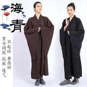 海青居士服女春夏秋禅修不透明法会拜礼朝山僧衣僧服高档海清长衫