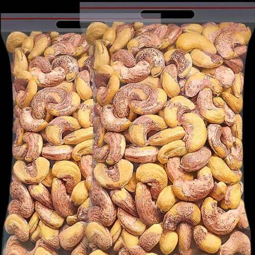 新货紫皮大腰果500g越南大颗粒带皮腰果仁熟盐焗干果坚果孕妇零食
