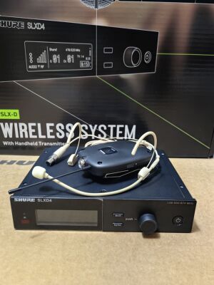 SLXD4一拖一无线话筒舞台头戴话筒演出麦克风红外对频直播真分集