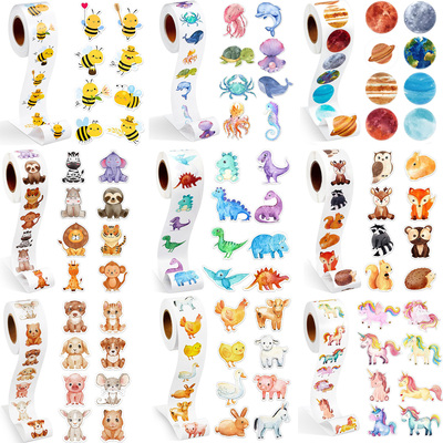 diy恐龙星球动物异形涂鸦贴纸
