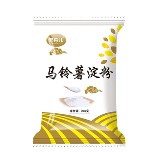 食用纯马铃薯淀粉 土豆淀粉 土豆粉面太白粉生粉烘焙228g