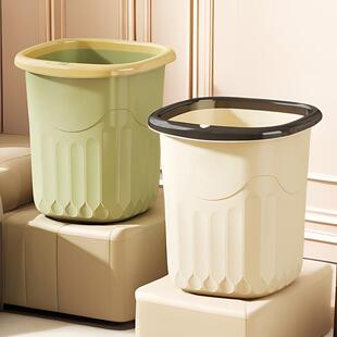 垃圾桶家用大容量客厅卧室高颜值厨房卫生间厕所学生宿舍压圈纸篓